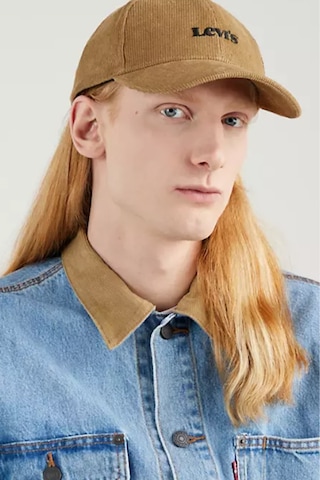 Levi's Unisex Kahverengi Ayarlanabilir Keten Şapka - D5544-0002
