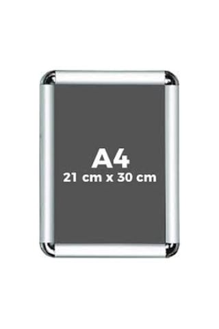 A4 Rondo Aç-Kapa Alüminyum Çerçeve 210X297MM Gri