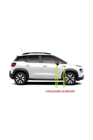 Citroen Saxo Xsara Yan Aynalar Ve Çamurluk Yanı Damla Desen Bıçak