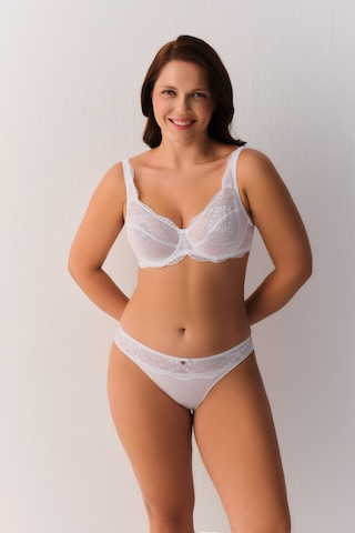 Suwen Lace Deluxe Desteksiz Balenli Sütyen Sw4056101 Beyaz