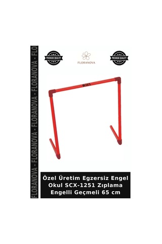 Özel Üretim Egzersiz Engel Okul Scx-1251 Zıplama Engelli Geçmeli 65 Cm