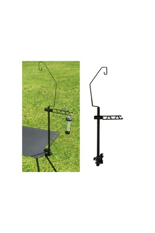 Homyl Seyahat Bahçe Yürüyüş Için Asılı Işık Tutucu 36cm Siyah