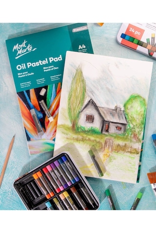 Mm Yağlı Pastel Ped Premium 200gr A4 20 Sayfa Çok Renkli