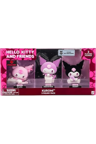 Hello Kitty Ve Arkadaşları Kuromi 3 Lü Figür Paketi Hkt0460