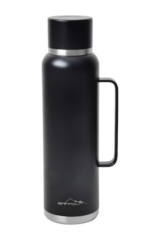 Nurgaz Campout Çift Katmanlı Termos 1500 ML Siyah