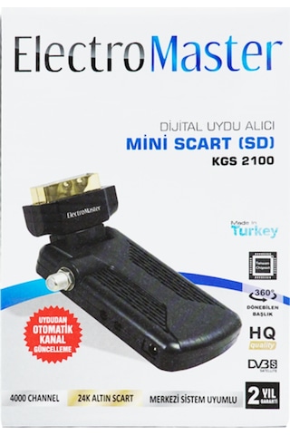 Electromaster Mini Scart Uydu Alıcı