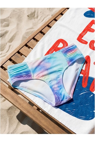 Lcw Dream Karışık Batik Desenli Kadın Bikini Alt Çok Renkli