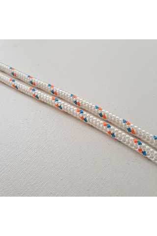 6 Mm 50 Metre Örgü Halat İskota Halat Denizci Tekne Halatı Salıncak İp Dağcı İp Halat