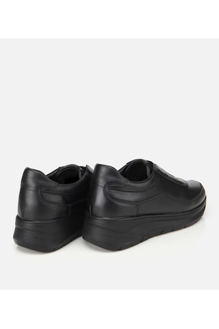 Hotiç Kadın Deri Siyah Lastik Detaylı Dolgu Topuklu Günlük Loafer 01ayh314480a100 01ayh314480a100 Siyah