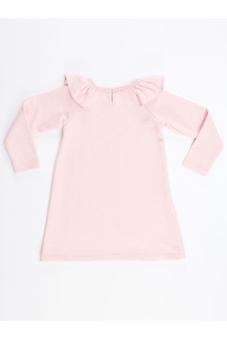 Denokids Cowcorn Kız Çocuk Elbise Pembe
