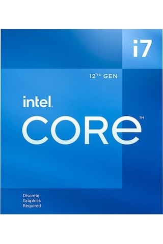 Intel Core İ7-12700f 2.10ghz Max. 4.90ghz 12 Çekirdek 25mb L3 Acac1ınt0206