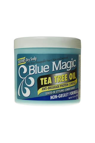 Blue Magic Tea Tree Oil Durulanmayan Şekillendirici Saç Kremi 390 G