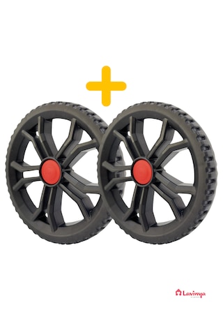 Lavinger 2 Adet Takmatik Pazar Arabası Tekeri Büyük