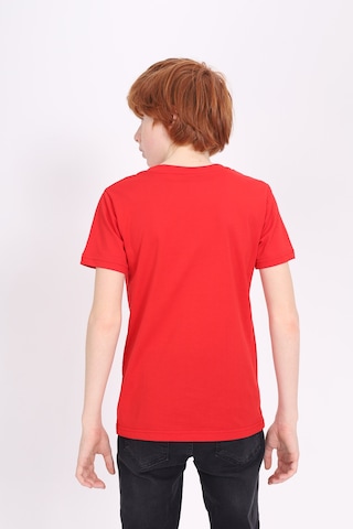 Toontoy Unisex Çocuk Atatürk Baskılı Tişört Kırmızı