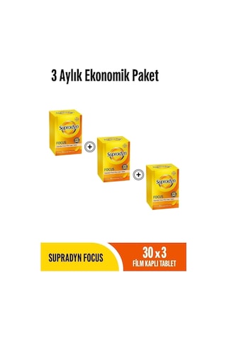 Supradyn Focus 3 x 30 Tablet