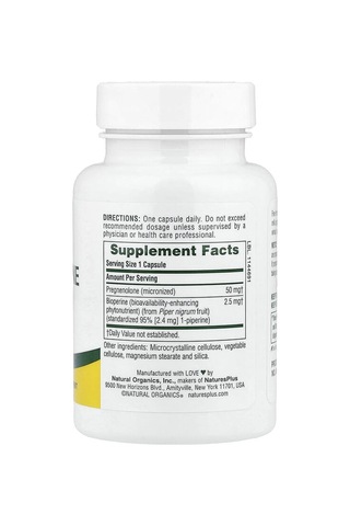 Naturesplus, Ultra Pregnenolone With Bioperine , 60 Capsules