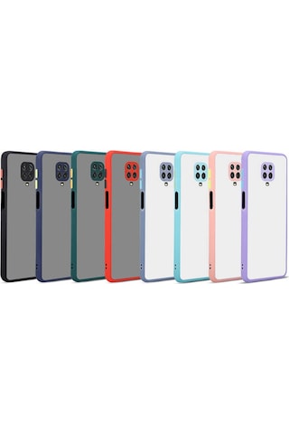 Xiaomi Redmi Note 9s Kılıf Zore Hux Kapak Lila