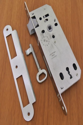 Metlox Krom Oval Oda Sessiz Kapı Kilidi 40 Mm