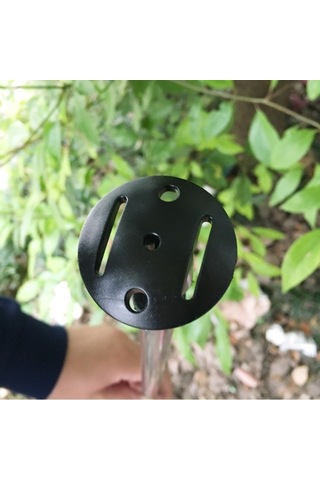 2 Adet Anti-delinme Fiş Kapağı Alpenstock Destek Çubuğu Koruyucu Kılıf Anti-patlama Çadır Direği Plastik Kask Siyah