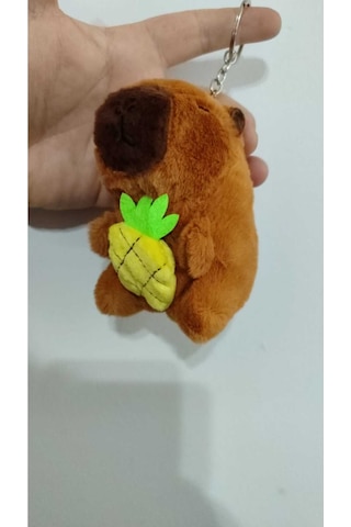 Kapibara Peluş Anahtarlık 10 Cm Boyut