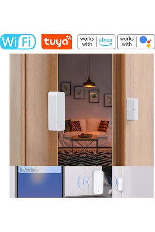 Tuya Uyumlu Wifi Kapı Pencere Alarm Sensörü