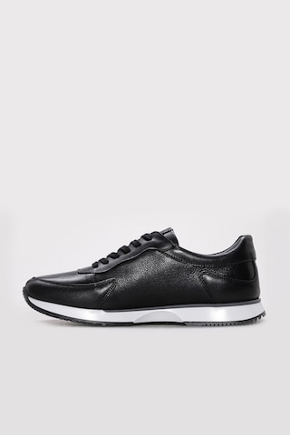 Fast Step Hakiki Deri Erkek Casual Ayakkabı 241ma1991 Siyah