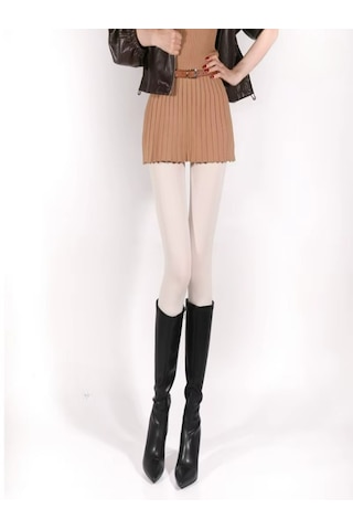 Ece's Design Külotlu Çorap Elegant 120d Pamuk Astarlı W8539 Beyaz