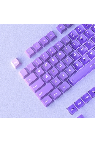 Klavye Keycaps Tuş Başlıkları, 153 Tuş, Pbt Boya Süblimasyonlu Pc Mekanik Klavye Uyumludur.