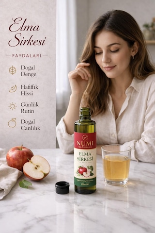 Elma Sirkesi Geleneksel Fermantasyon Katkısız 250 Ml