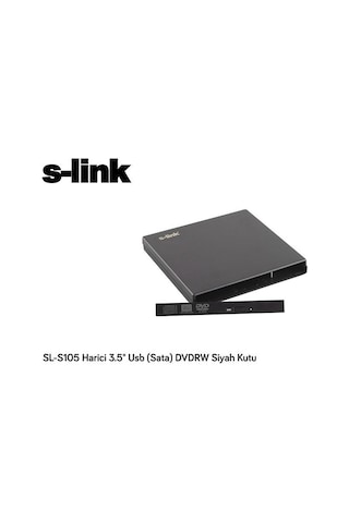 S-Link Sl-S105 Harici Usb Sata Dvdrw Siyah Kutu