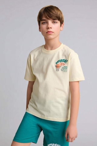 Defacto Baskılı Tişört Şort Pijama Takımı Erkek Çocuk H8195a826hsyl240 Sarı-yl240