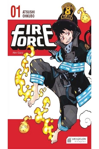 Fire Force 1-2-3-4-5 Manga Seti 5 Kitap / Anime-manga Sticker Ve Kartpostal