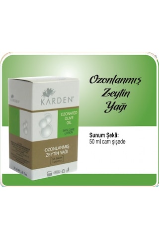 Karden Ozonlanmış Zeytin Yağı 50 ML