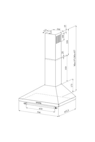 Gl General GLD 022RK Rustic 60 CM Davlumbaz
