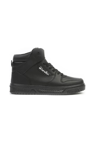United Colors Of Benetton Benetton 31085 Genç Erkek Sneaker Hi Ayakkabı Siyah Siyah