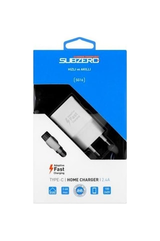Subzero Sg16 Type-C Hızlı Şarj Fast Charger Aleti Cihazı 2.4A