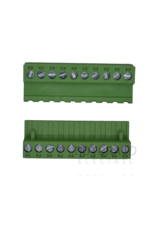 10 Pin Oto Soket Konnektör Takımı Kablo Birleştirme Fişi Yeşil Klemens