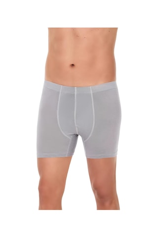 Yıldız Erkek Bambu Likralı Boxer 320/324 - 3 Adet Gri
