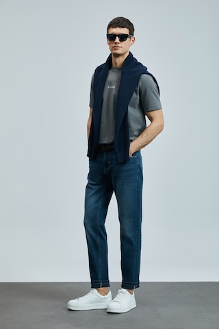 Lufian Eduard Smart Jean Erkek Pantolon Slim Fit Mavi Mavi 111200195100300 Mavi