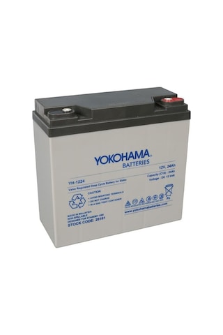Yokohama Yh-122.4 12 Volt - 24 Amper Elektrikli Bisiklet Aküsü 180x76x167 Mm