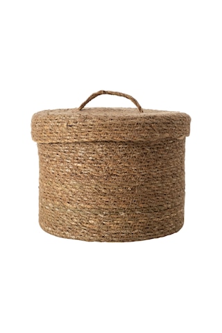 Mudo Home Sımon Kapaklı Düzenleyici Naturel 22x22x17 Kahverengi