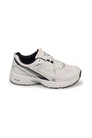 Wickers 3001 Beyaz Laci Unisex Sneakers Spor Ayakkabı Beyaz - Lacivert