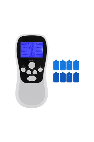 Butu Çok İşlevli Düşük Frekanslı Darbe Meridyen Fizyoterapi Masaj Aleti, Renk: Beyaz Yükseltme Çok Renkli