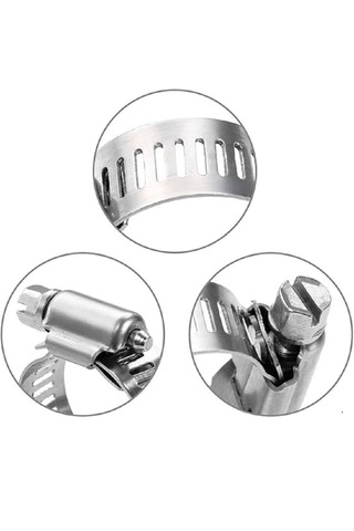 Hortum Boru Kelepçesi Ayarlı 8x13 - 10 Adet