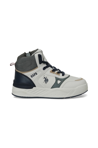 Uspoloassn U.s. Polo Assn. Geoly Jr Bej Erkek Çocuk High Sneaker Bej-hakı