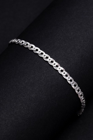 Erkek Gümüş Bileklik - 5mm Nano Old Money Made In Italy Luxury • Eşe • Sevgiliye