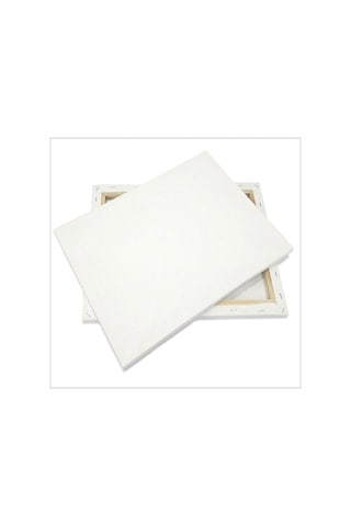 Akrilik Boya 25x35 Cm Tuval 3 Adet Fırça 1 Adet Palet 4'Lü Set
