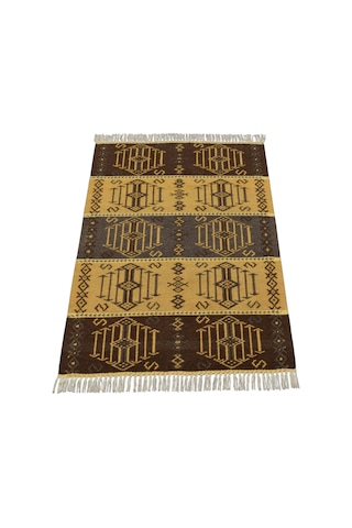 Kilim Antik El Dokuma Modern Tarz Özel Tasarım Yün Kilimi 0148 - Yeni - Çok Renkli