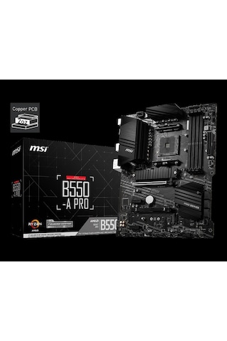 Msı B550-a Pro Ddr4 4400 Oc Mhz Hdmı / Dp Atx Am4