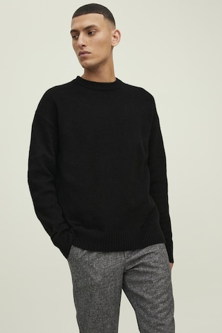 Jack & Jones Erkek Kazak 12215468 Siyah Siyah